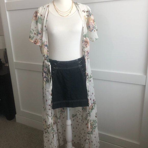 Est. 1949 Maxi Sheer Duster Sz S - Picture 6 of 7